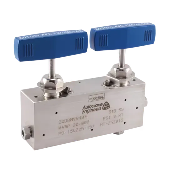 20DBNV Series: Double Block and Bleed Needle Valve