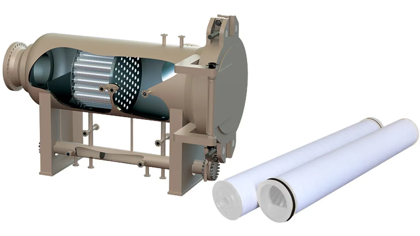 ATLAS PURASEP™ APCHG PEACH® Single Stage-Depth Gas Filter-Separator Cartridge