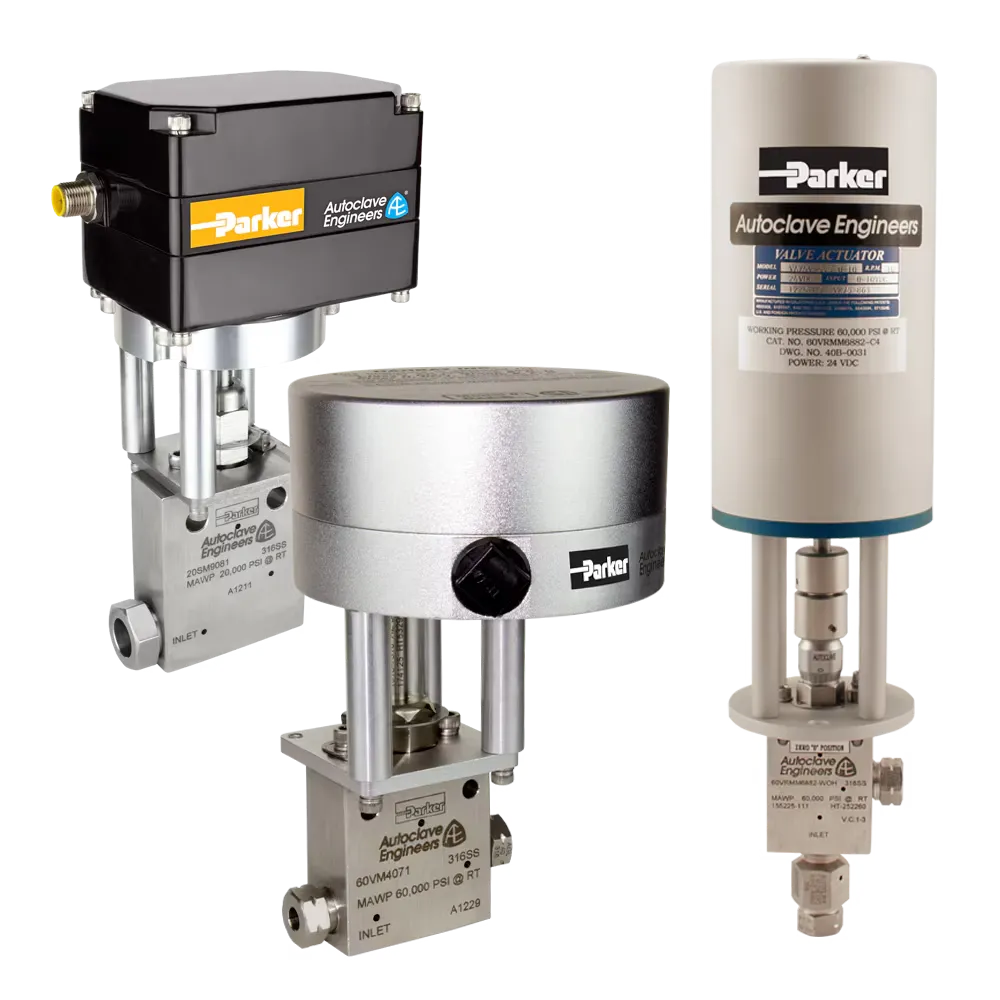 Electric Actuators to 60, 000 psi (4137 bar)