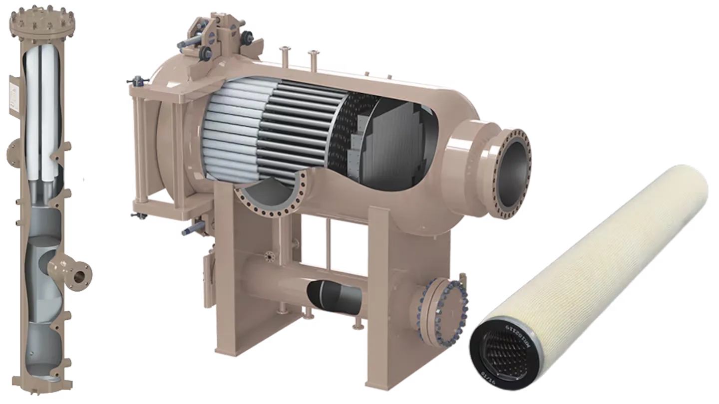 FibrSep™ FG Fiberglass Depth Gas Filter-Separator Cartridge