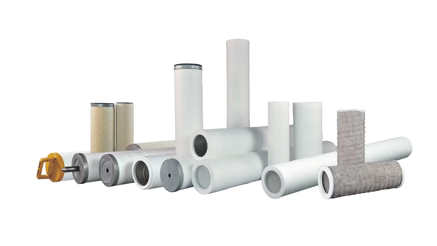 Gas Filter-Separator Cartridges