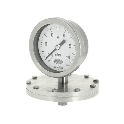 M5200 Series Industrial Diaphragm Pressure Gauge