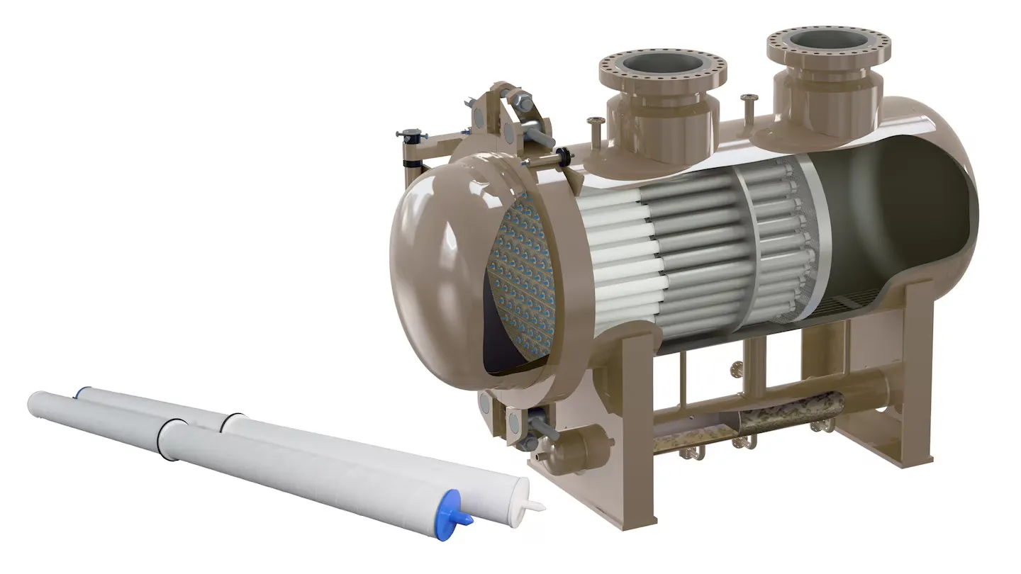 PEACH Gemini PuraSep® PGCPH Gas Filter-Coalescer Vessel