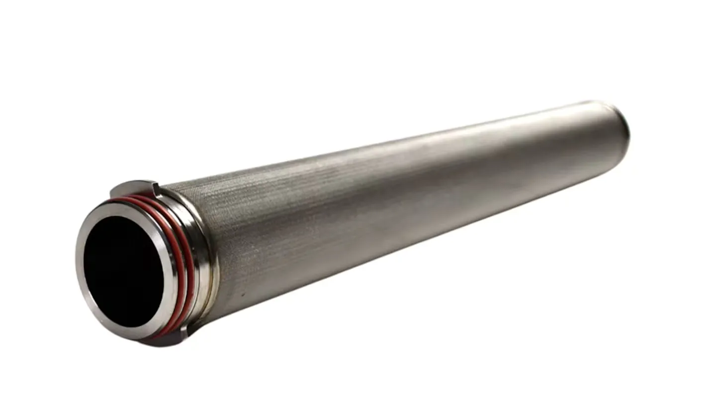 POROPLATE® PP Cylindrical 316L Liquid or Gas Filter Cartridge