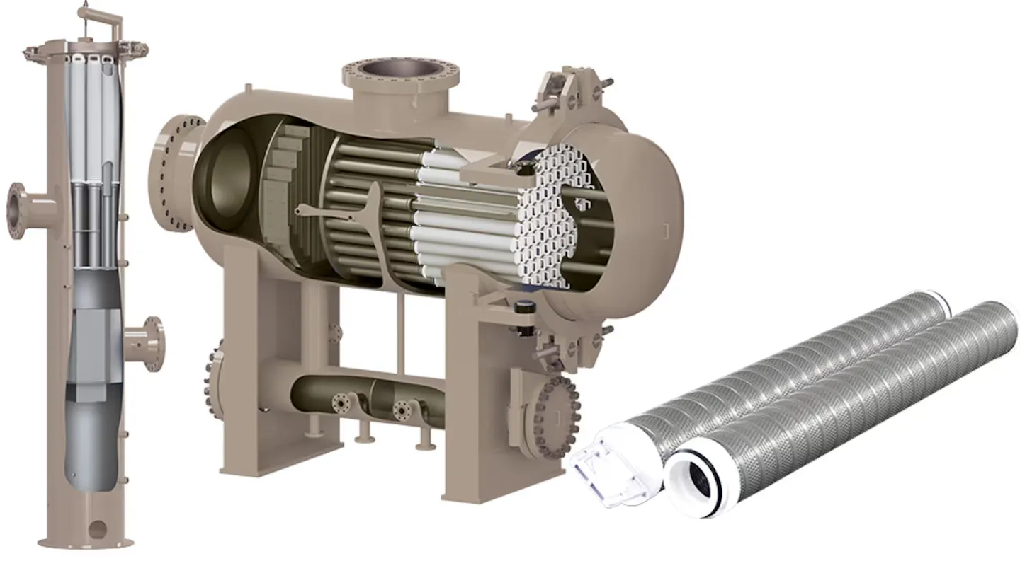 TITAN PURASEP™ EZ-PCHG PEACH® Dual Stage-Depth Gas Filter-Separator Cartridge