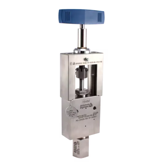 Y Series: Yoke Valve, High Pressure Needle Style